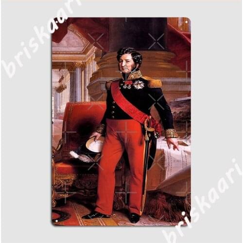 Louis Philippe Franz Xaver Winterhalter Poster Metal Plaque Cinema Garage Create Plaques Party Tin Sign Poster