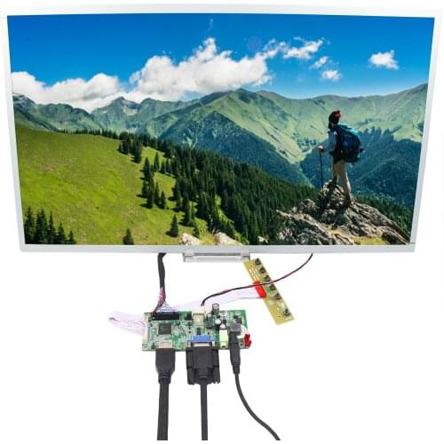 HD MI VGA LCD Contorller Board With 20.7 in 1920X1080 LCD Screen