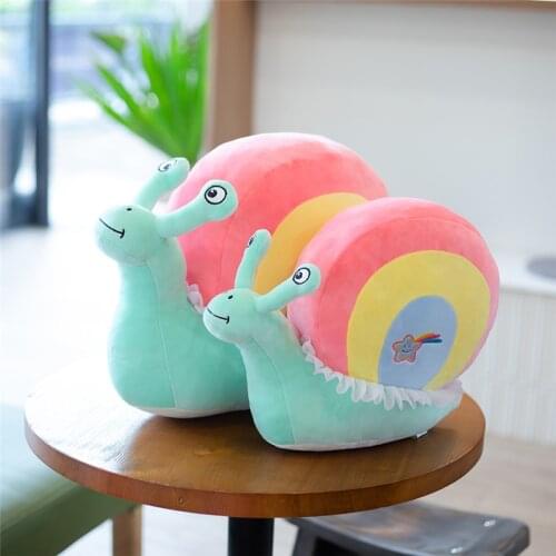40/50CM New Sale Plushie Super Soft Several Sizes Stuffed Snail Children Plush Toys Home Decor For Kids Gifts