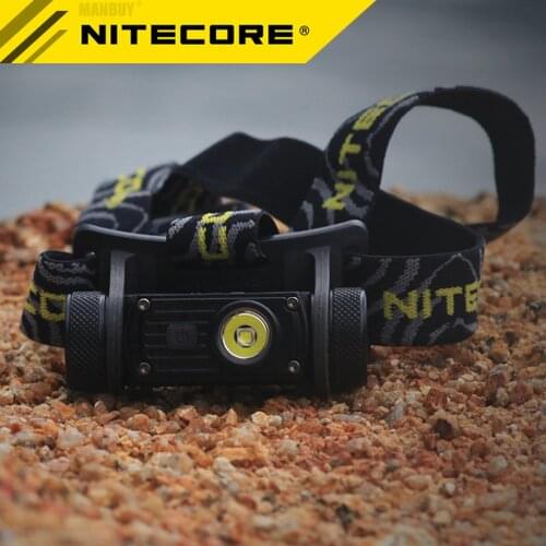 SALe NITECORE HC60 1000LMs Headlight Headlamp CREE U2 Waterproof Flashlight Outdoor Camping Travel Without 18650 Battery