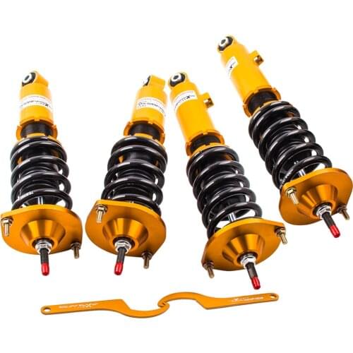 24-Step Adjustable Coilovers Shock Absorber For MAZDA MIATA MX-5 NA NB 98-05 Coilover Struts Adjustable Height