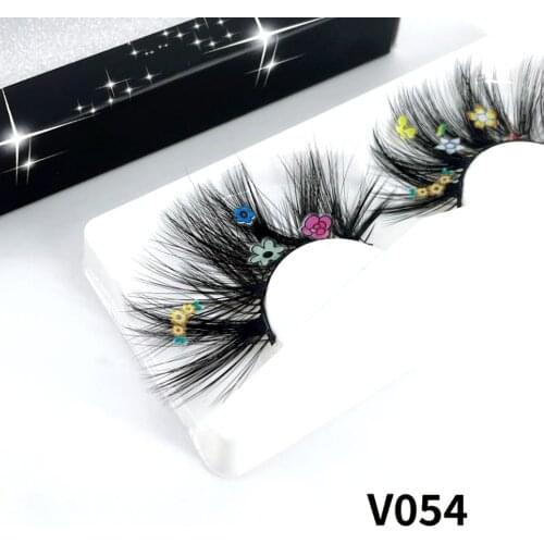 Faux Mink 25mm Butterfly Eyelashes With Packaging Boxes Hand Made Full Strip Charming 14/16/18mm Lashes With Butterflys On Them