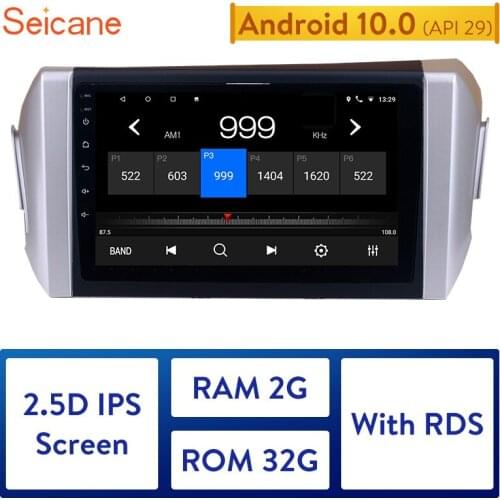 Seicane Android 10.0 9 Inch Car Stereo Radio Player For 2015 Toyota Innova(RHD) GPS Navigation Support Steering Wheel Control