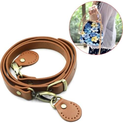 Natural real cowhide handbag, belt bag, DIY bag accessories