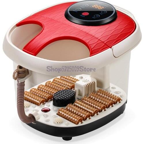 Foot Bath Full Automatic Electric Heating Foot Bath Massage Household Foot Bath Fumigation Foot Bath Artifact