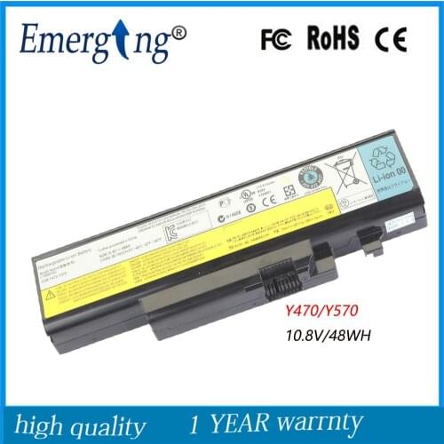 6Cells 11.1v 5200mah Japanese Cell New Laptop Battery for lenovo IdeaPad Y470 Y570 Y470A Y471