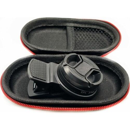 37MM With Clip Durable Polarizer Phone Circular Camera Professional Universal Accessories Black Lens Portable CPL Filter