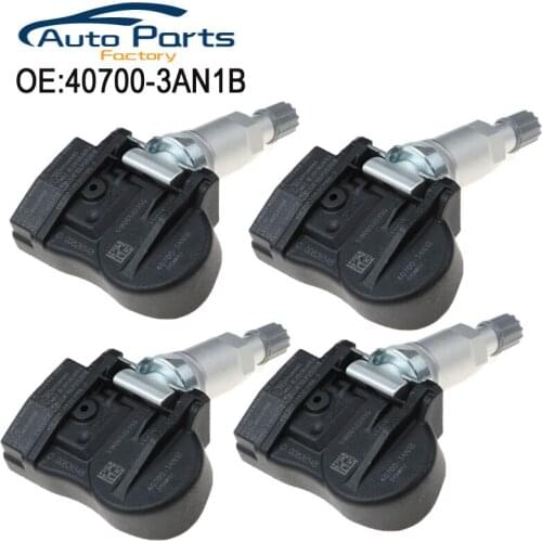 4PCS New Tire Pressure Sensor For Nissan Leaf Cube Juke Sentra Versa 315MHZ 40700-3AN1B 407003AN1B TPMS Sensor