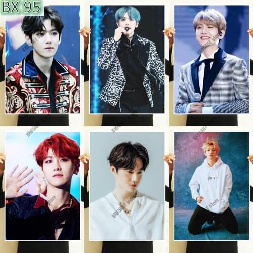 Korean Singer EXO Diamond Painting Bian Baek Hyun Diamond Mosaic Cross Stitch Kits Embroidery Full Square Room Decoration