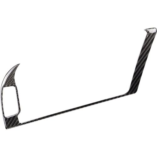 Car Carbon Fiber Fits Audi A4 B8 A5 GPS Navigator Frame Cover Trim Stickers