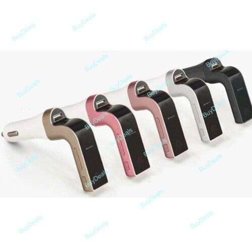 G7 Car Wireless Bluetooth charger MP3 FM Transmitter Car Charger Wireless Kit Support Hands-free With USB Car Charger