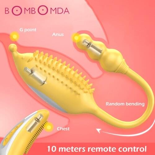 Wearable Dildo Vibrator For Women Wireless Remote Panties Vibrating Vagina Egg Sex Toys for Women G-spot Clitoris Stimulator