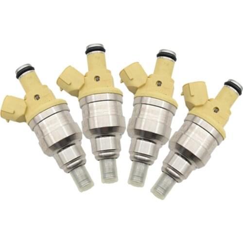 4 PCS INP-081 INP081 Fuel Injectors Nozzle For Mazda B2200 Pickup 2.2L L4 1990-1993 OEM F2G8-13-250 F2GB13250 Injection