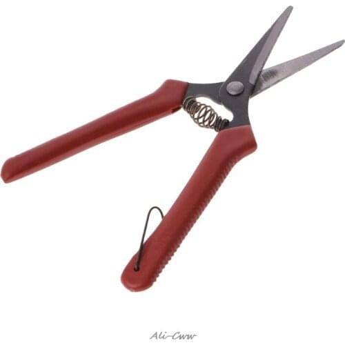 Carbon Steel Head Gardening Scissors Cutting Branch Shears Bypass Pruner