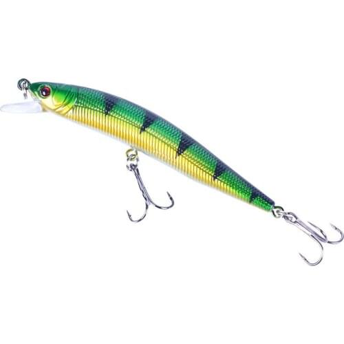 HENGJIA 1pcs Fishing Lure 10cm 8.4g 3D Eyes Floating Minnow Aritificial Laser Wobblers Crankbait Hard Plastic Fishing tackle