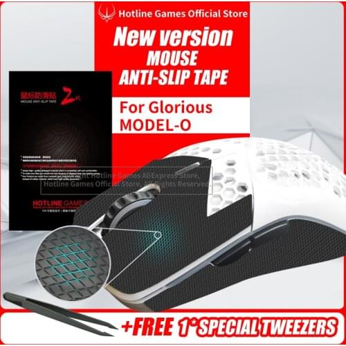 Hotline Games Mouse Anti-Slip Tape for Glorious MODEL O Mouse Sweat Resistant Pads Mouse Side Anti-Slip Stickers Mouse Skates