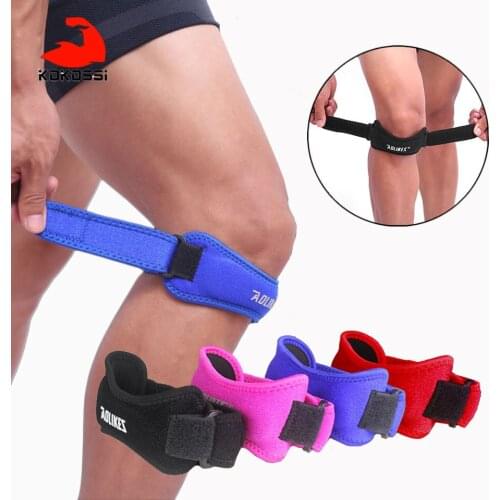 KoKossi 1PCS Adjustable Patella Brace Strap EVA Kneepads Knee Support Pad Protective Sports Gear Basketball Volleyball Protector