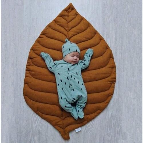 New product leaf floor mats baby crawling mats childrens play mats living room bedroom carpets toddler nap mat