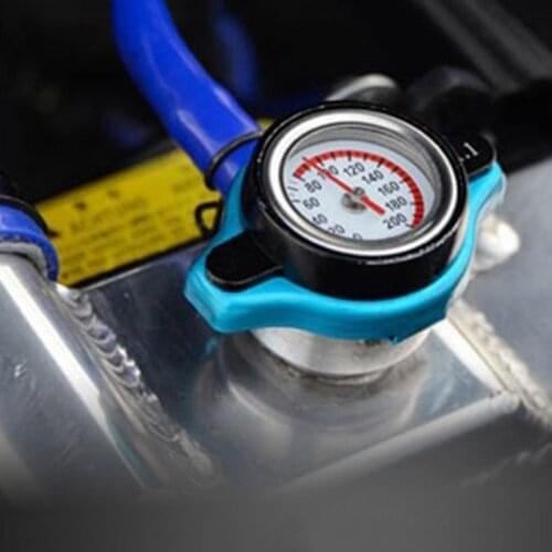 General Measurable Temperature Water Tank Cover BAR Thermost Radiator Cap Water Temp Gauge Cover Small Head Car Accessories