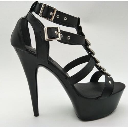 LAIJIANJINXIA Fashion star shoes 15cm womens high heels shoes platform sandals package with womens shoes 6 inch High Heels