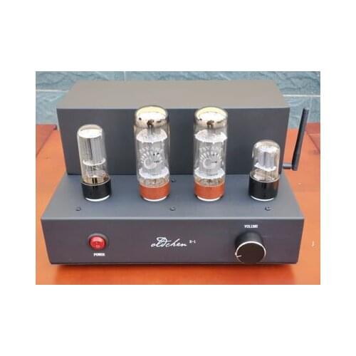 Laochen EL34 Mini Tesktop Tube Amplifier Single-ended Class A amplifier Black Version OC34BM Oldchen hifi fever audio tube amp