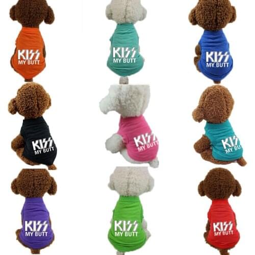 Summer Thin Dog Vest Dog Shirt Dog Clothes Teddy Corgi Bichon Small Dog Clothes Comfortable Breathable Dog T-shirt