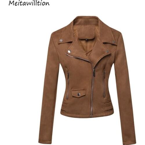 Meitawilltion Women's Suede Jackets