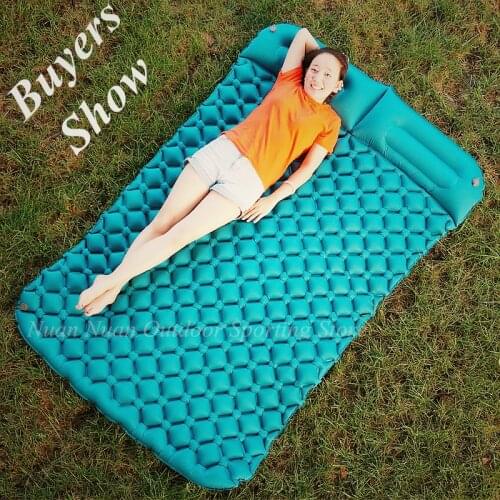Inflatable Mattress Tent Cushion Air Camping Mats Outdoor 2 person Picnic Beach Mat baby Pad Home Rest Soft Moistureproof