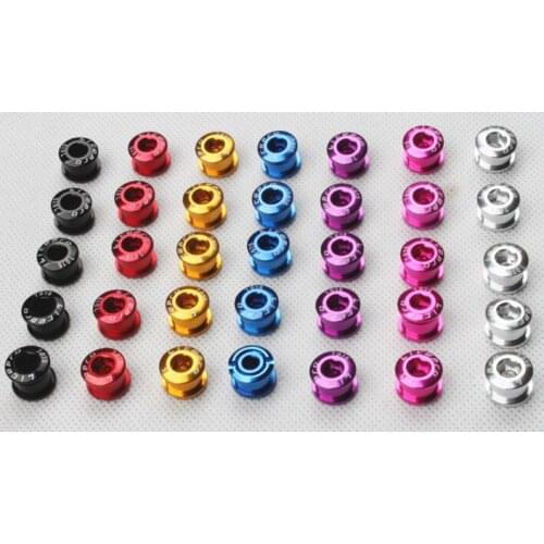WholeSale 200pcss/lot Cassette Screws Bolts for DIY Road bike MTB Cassette Disc Bolts 7075 ALuminum colorful