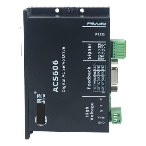 Original DC Servo Driver ACS606 Work at 24-60VDC 3-phase Servo Drivers can push 50W-200W BLM Servo Motor