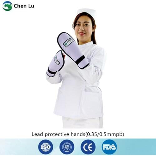 Genuine x-ray gamma ray radiation protective lead handguard orthopedic patients CT dedicated hand protective