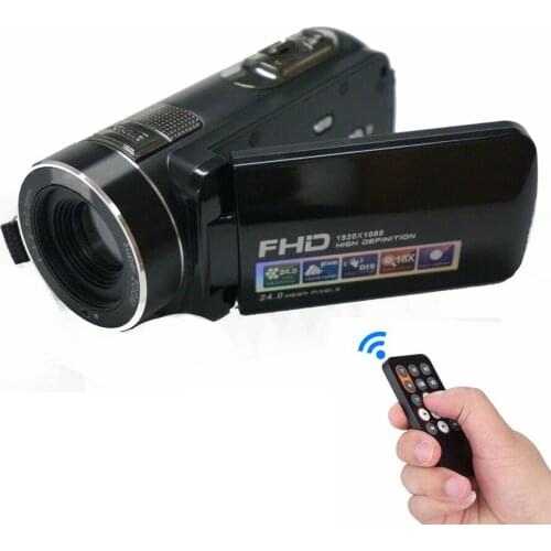 Home use portable digital video camera HDV-F6 24MP full hd 1080p pro photo camera DIS 5.0M CMOS wireless digital video camcorder