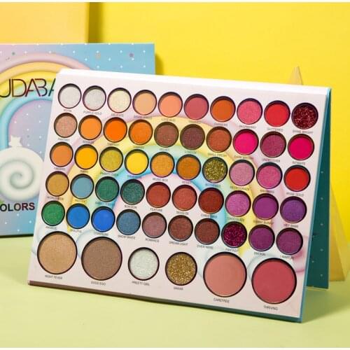 Professional Eyeshadow Palette 83 Color Waterproof Long Lasting Makeup Powder Palette Earth Color Big Pigmented Eye Shadow