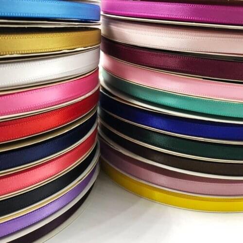 8 Yard 6mm(1/4") Romantic Gift Packaging Belt Solid Color Design Ribbon Tapes DIY Sewing&Wrapping Accessories
