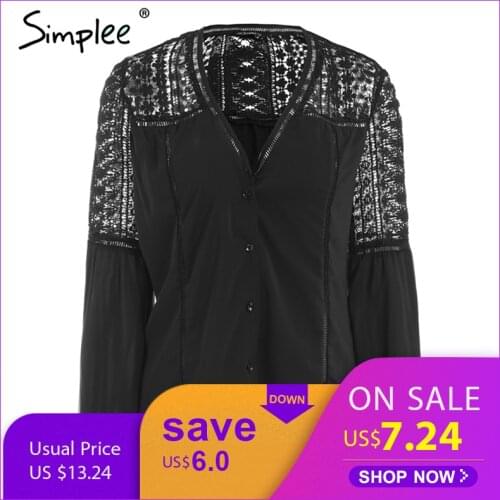 SIMPLEE Black And White Blouses