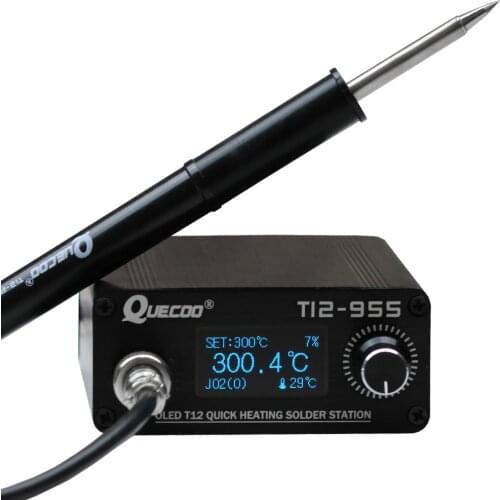 STM32 V2.1S T12-955 Soldering Station Electronic Soldering iron 1.3inch Digital station solder P9 handle Russia language