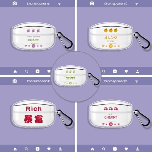 Smart Case -SONY WF-1000XM4 Earphones Protective TPU Shell Rubber Case for So-ny WF-1000XM4 Bluetooth Earbuds