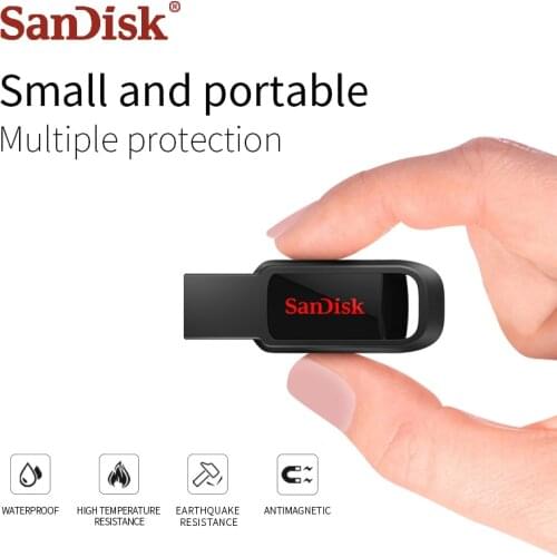 SanDisk CZ61 USB 2.0 Pen Drive 128gb USB Flash Drive 64gb pendrive 32gb 16gb 8gb Flash Memory usb Stick High Quality Pen drive