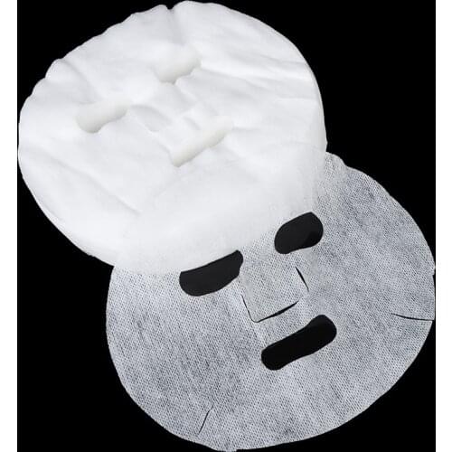 100pcs Face Mask Paper Nature Non-Woven Fabric DIY Facial Masque Sheet