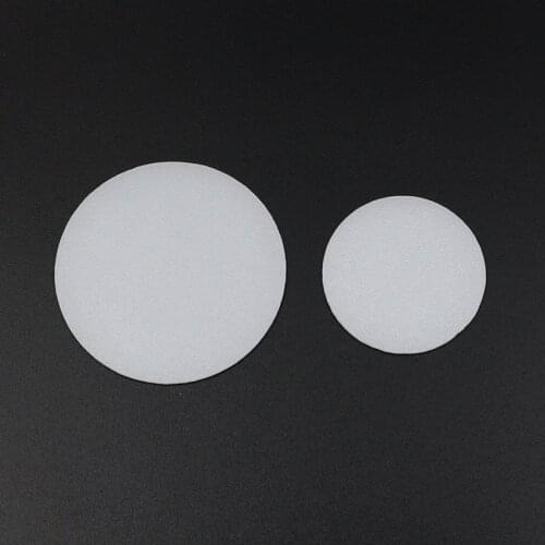 2pcs Flashlight Diffuser Lens LED Flashlight Torch DIY Filter PC White Color Cover Milky White Film Round Anti-glare Lamp Cover