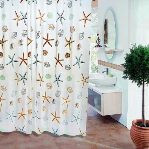 40 180x200cm PEVA Bathroom Curtain Shower Curtains Waterproof Mildewproof Bath Curtain with Plastic Hooks cortina Drop Shipping