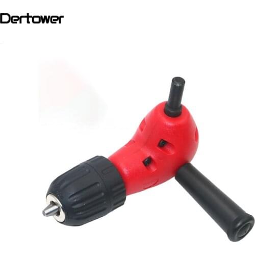 90 Degree Angled Drill Chuck Universal Drill Bit for Metal Adapter Screwdriver Corner Easily Locks High Quality