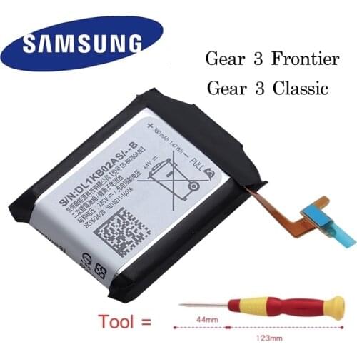 Battery EB-BR760ABE 380mAh For Samsung Gear S3 Frontier Gear S3 Classic SM-R760 SM-R770 SM-R765 Smart watch + tools