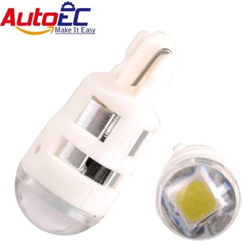 AutoEC 6x T10 2880CW W5W 6000K 12V 1W led driving Car Side Marker Lamps Turn Signal Light Parking light #LB153