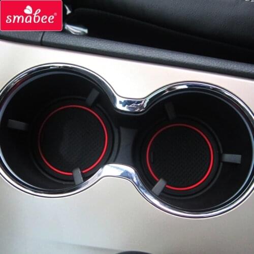 Smabee Car Anti-Slip Gate Slot Mat for Jeep Grand Cherokee WK2 2011 2012 2013 2014 2015 2016 2017 2018 Accessories Coaster
