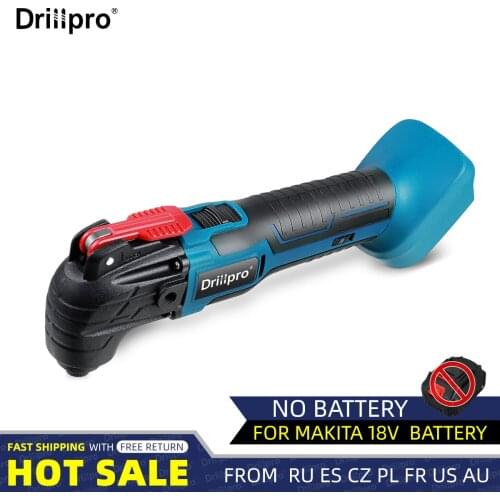 Brushless Cordless Oscillating Multi Tool 6 Speed Renovator Home DIY Trimmer Woodworking Power Tools For Makita 18V Battery