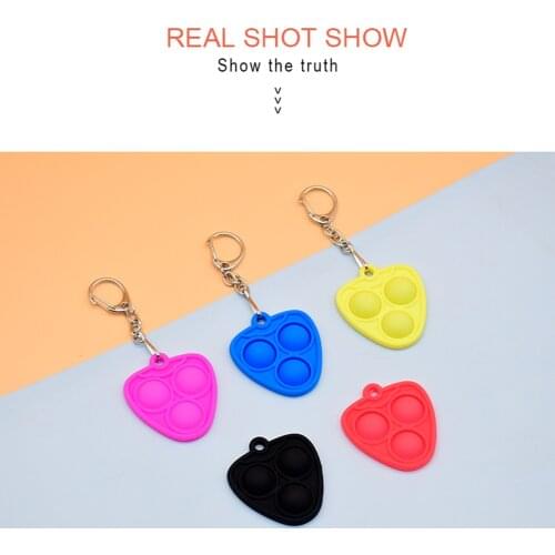Key Ring Finger Exercise Board Early Education Squeeze Toys for Focus Training Autism Stress Reliever Anxiety Relief Funny Toy