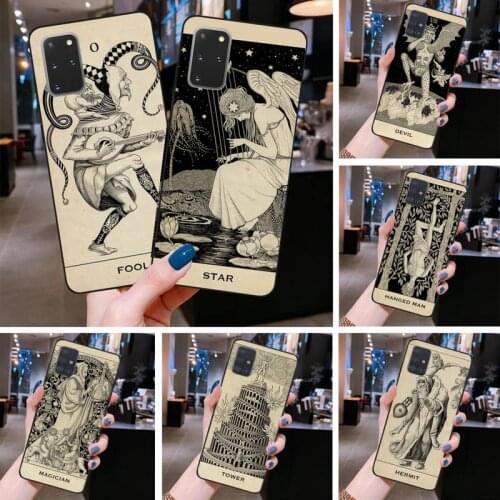 Fool Tarot Card Meanings Phone Case For Samsung Galaxy S21 Plus Ultra S20 FE M11 S8 S9 plus S10 5G lite 2020
