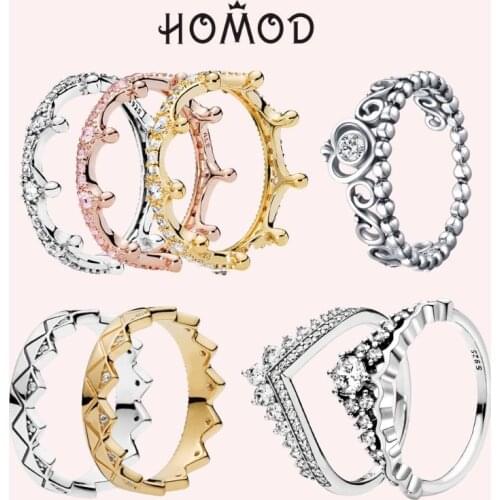 Homod White Rings