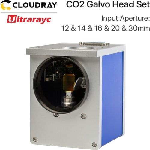 Ultrarayc Co2 Galvo Head Set 10.6um Input Aperture 12mm 14mm 16mm 20mm 30mm for Co2 Laser Marking Marchine Scanning System